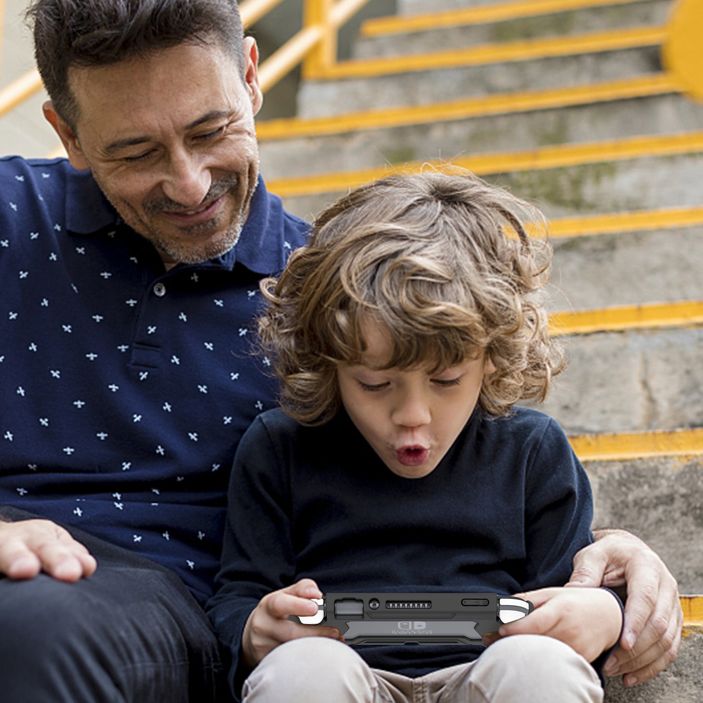 Protective Case for Nintendo Switch Lite, Full Protection Switch Lite Cover, TPU Shock-Absorption and Anti-Scratch for Nintendo Switch with Bult-in Screen Protector & Thumb Grip Caps, Black