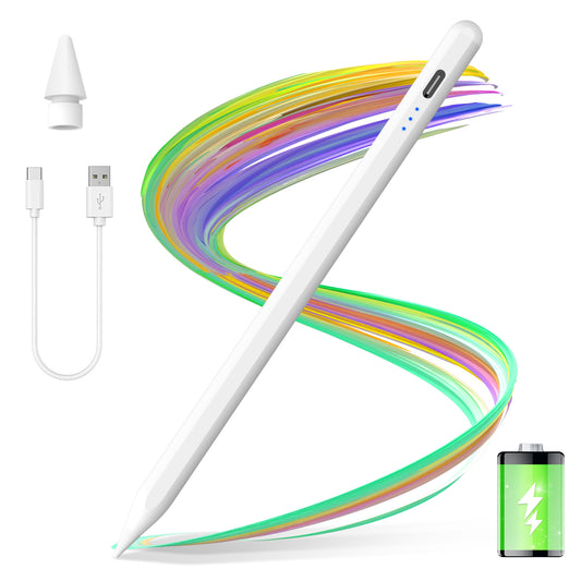 5X Fast Charge Kailfee Stylus Pen for iPad(2018-2023), Apple Pencil 2nd Generation, iPad Pencil Compatible with Apple iPad Pro 11&12.9 inch, iPad Air 3/4/5th, iPad 6-10th, iPad Mini 5/6th - white